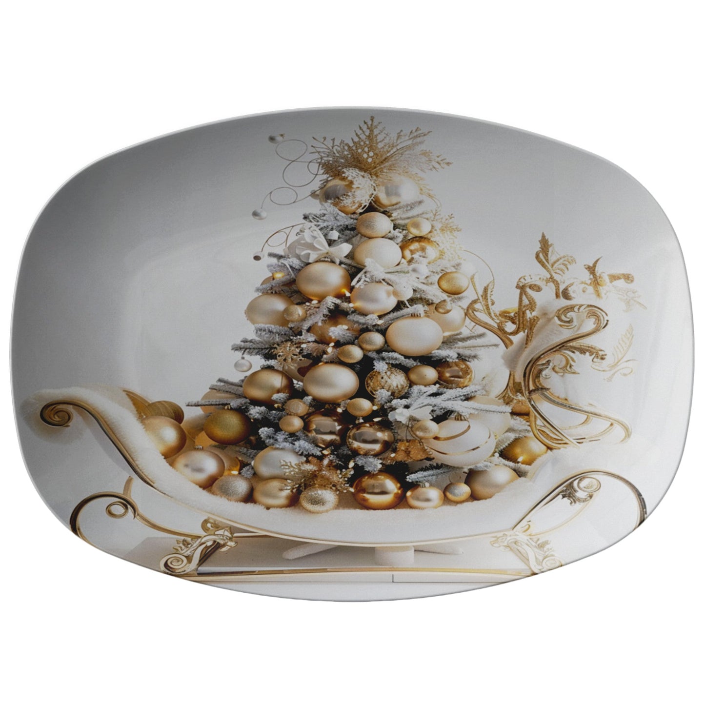 Santa's Sleigh Platter
