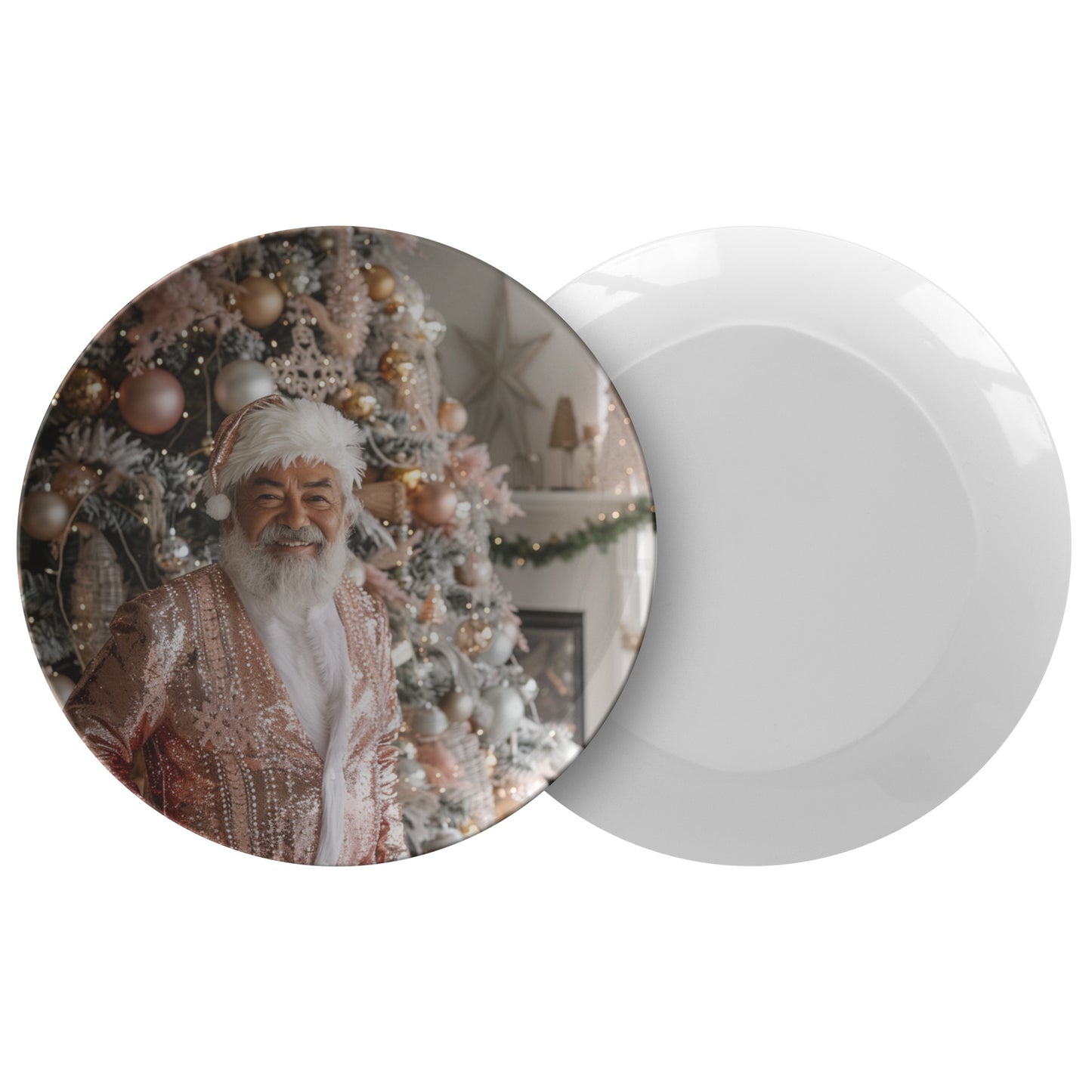 Santa in Rose Gold 1