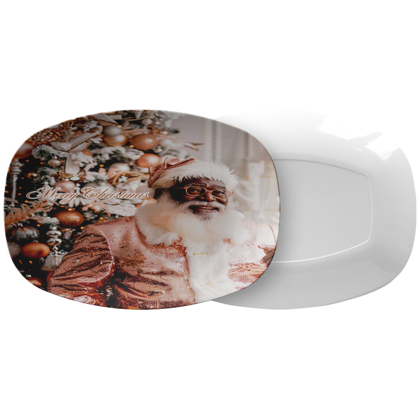 Santa in Rose Gold Platterx