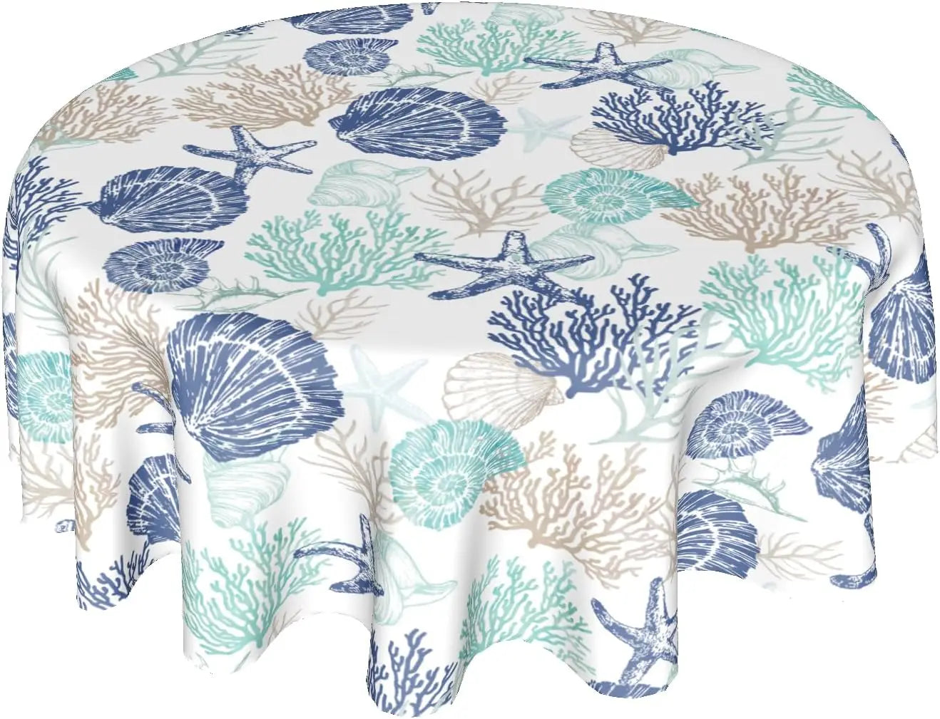 Merry Christmas Tablecloth Round