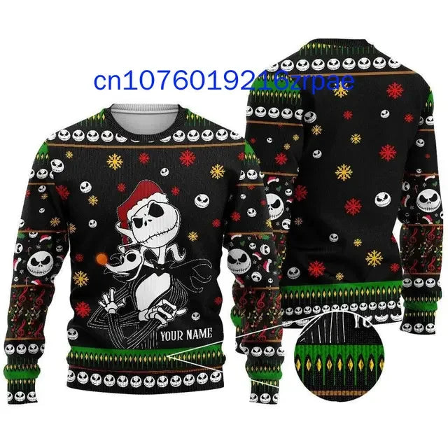 Jack Skellington  Nightmare Before Christmas Ugly Sweater