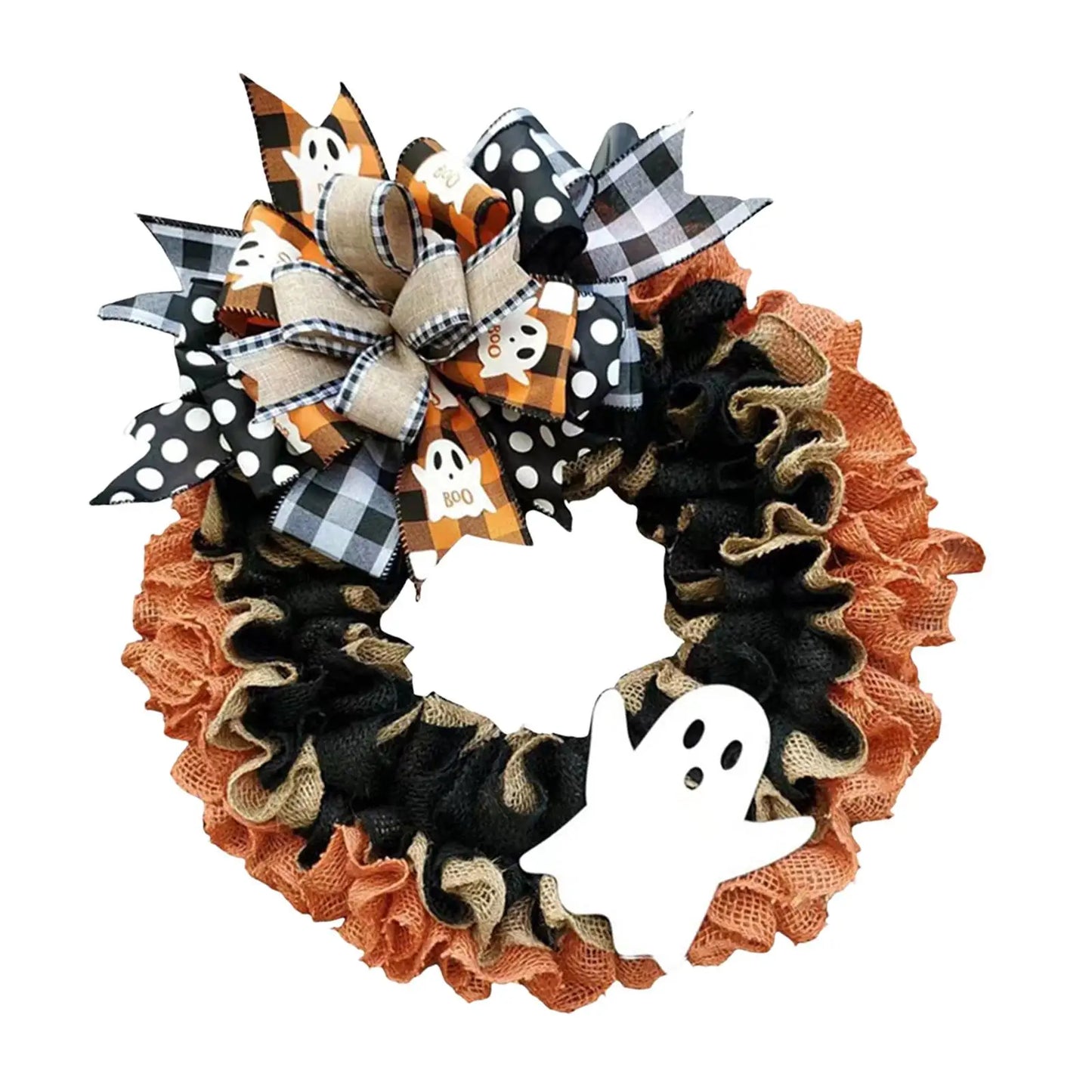 Halloween Ghost Wreath