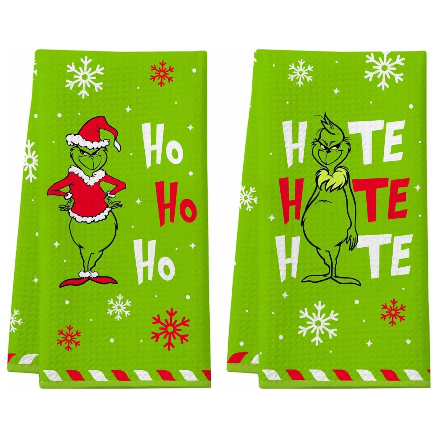 Grinch Dish Towels (2 Pcs)