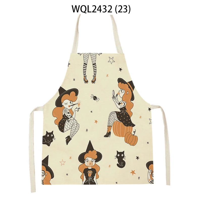 Fun and Spooky Halloween Kitchen Aprons
