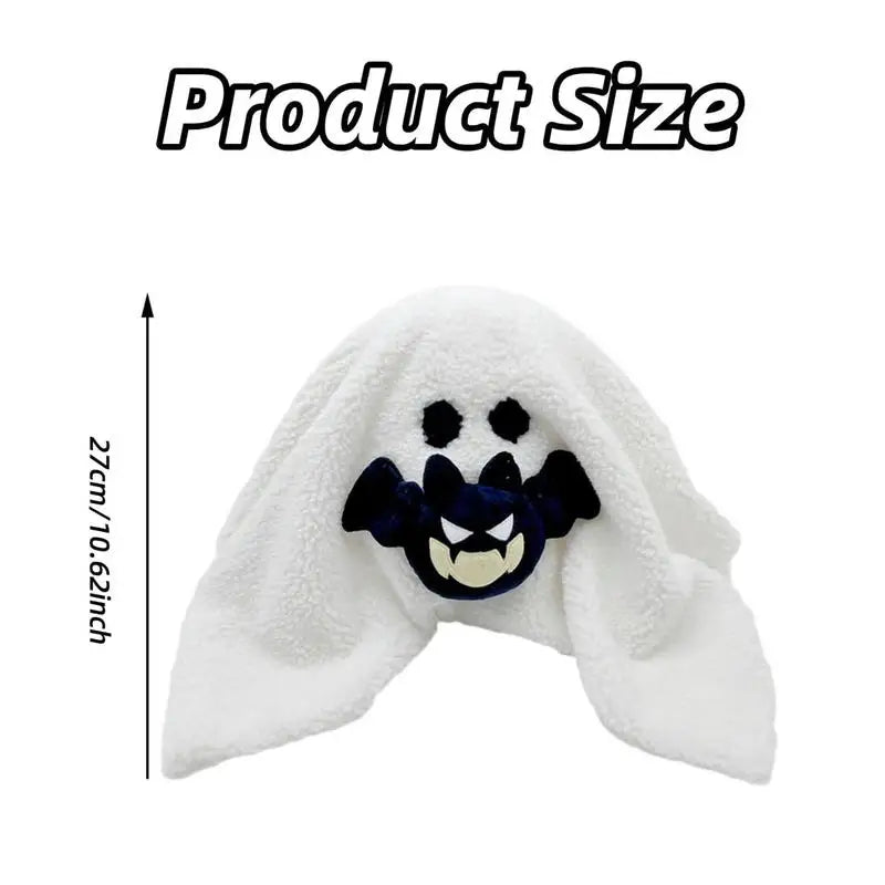 Halloween Gus The Ghost Pillow With Pumpkin
