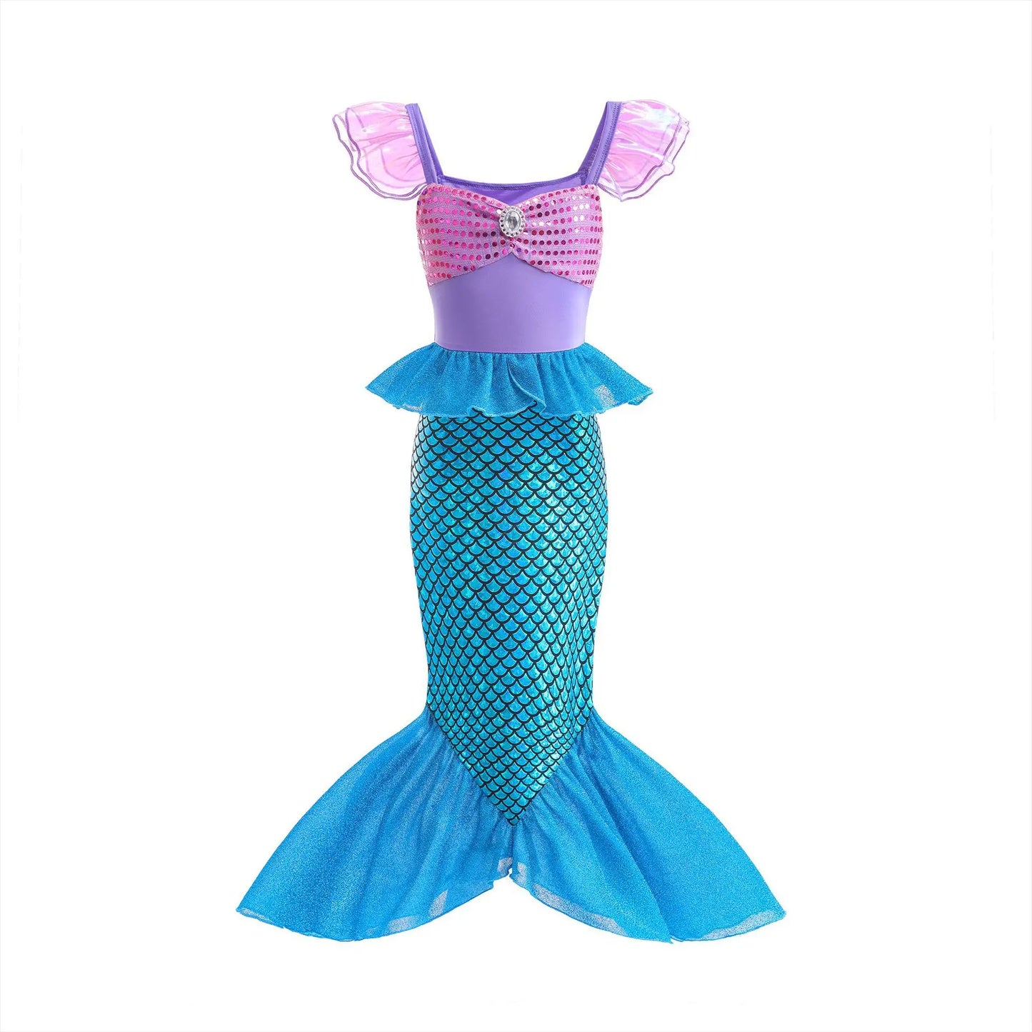Little Mermaid Ariel Princess Dress Costumes