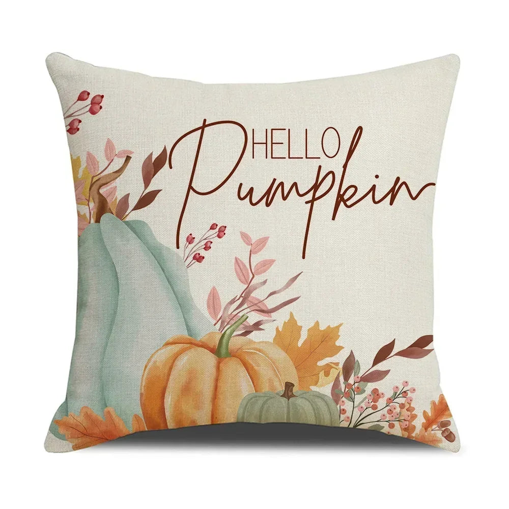 Fall Pumpkin Cushion Covers