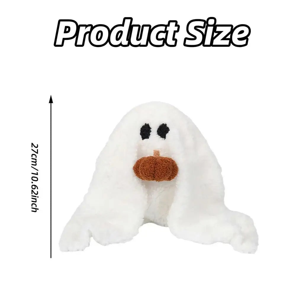 Halloween Gus The Ghost Pillow With Pumpkin