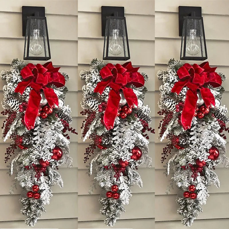 Flocked Wreath, Swag & Garland Collection