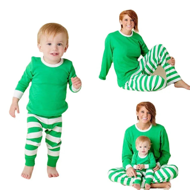 Striped Matching Family Christmas Pajamas