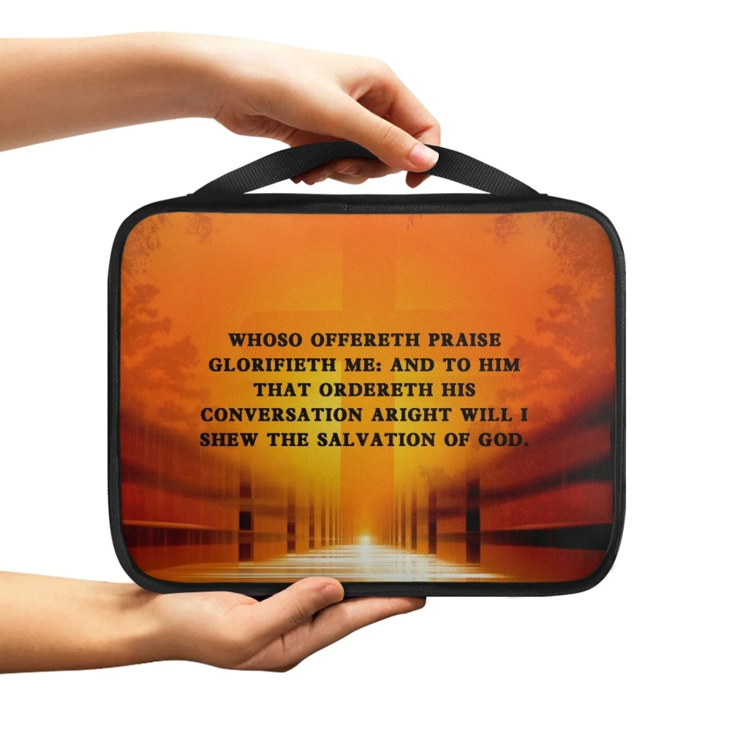 Bible Case Organizer With Handle For Easy Carrying for Men