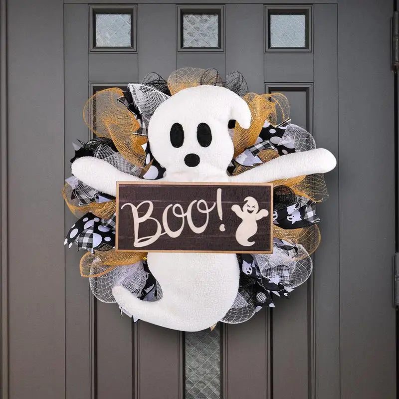 Boo Ghost Wreath