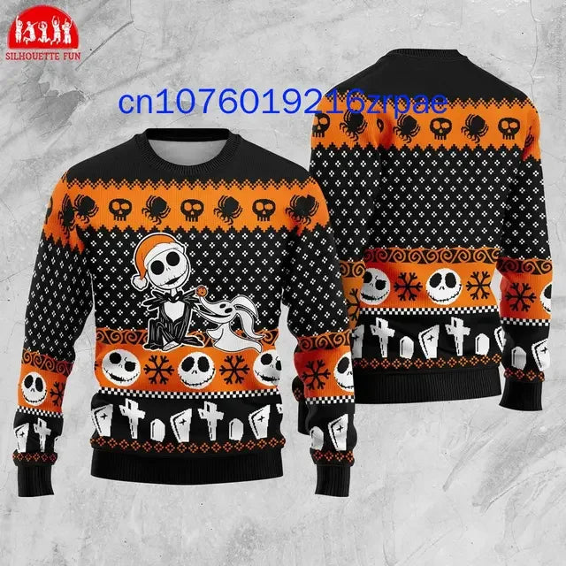 Jack Skellington  Nightmare Before Christmas Ugly Sweater