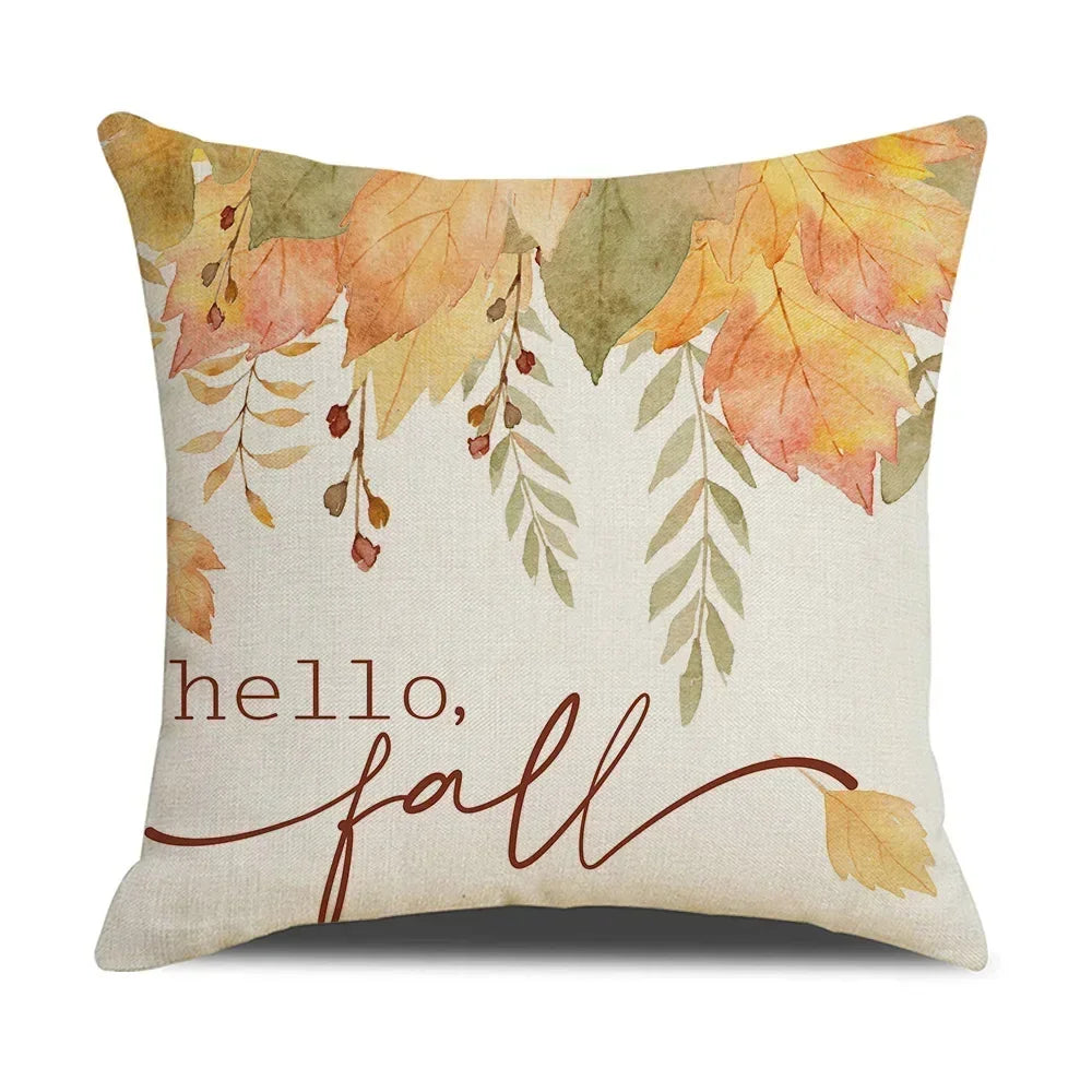 Fall Pumpkin Cushion Covers
