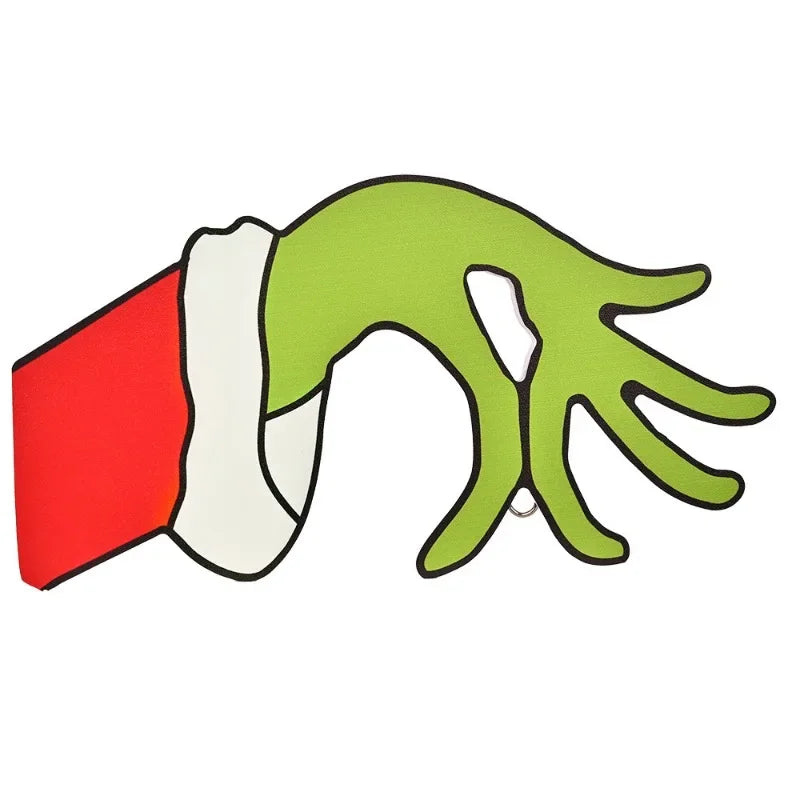 Grinch Hand Wooden Decorations