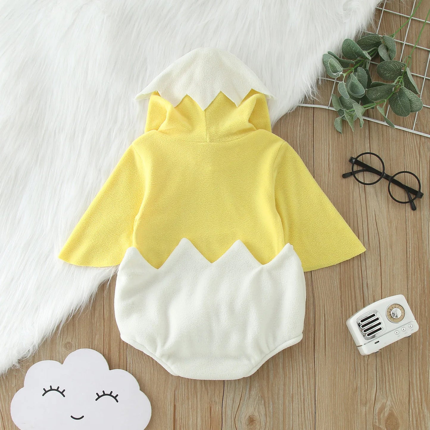 Little Chicken from Shell Newborn Hatching Chick Costume