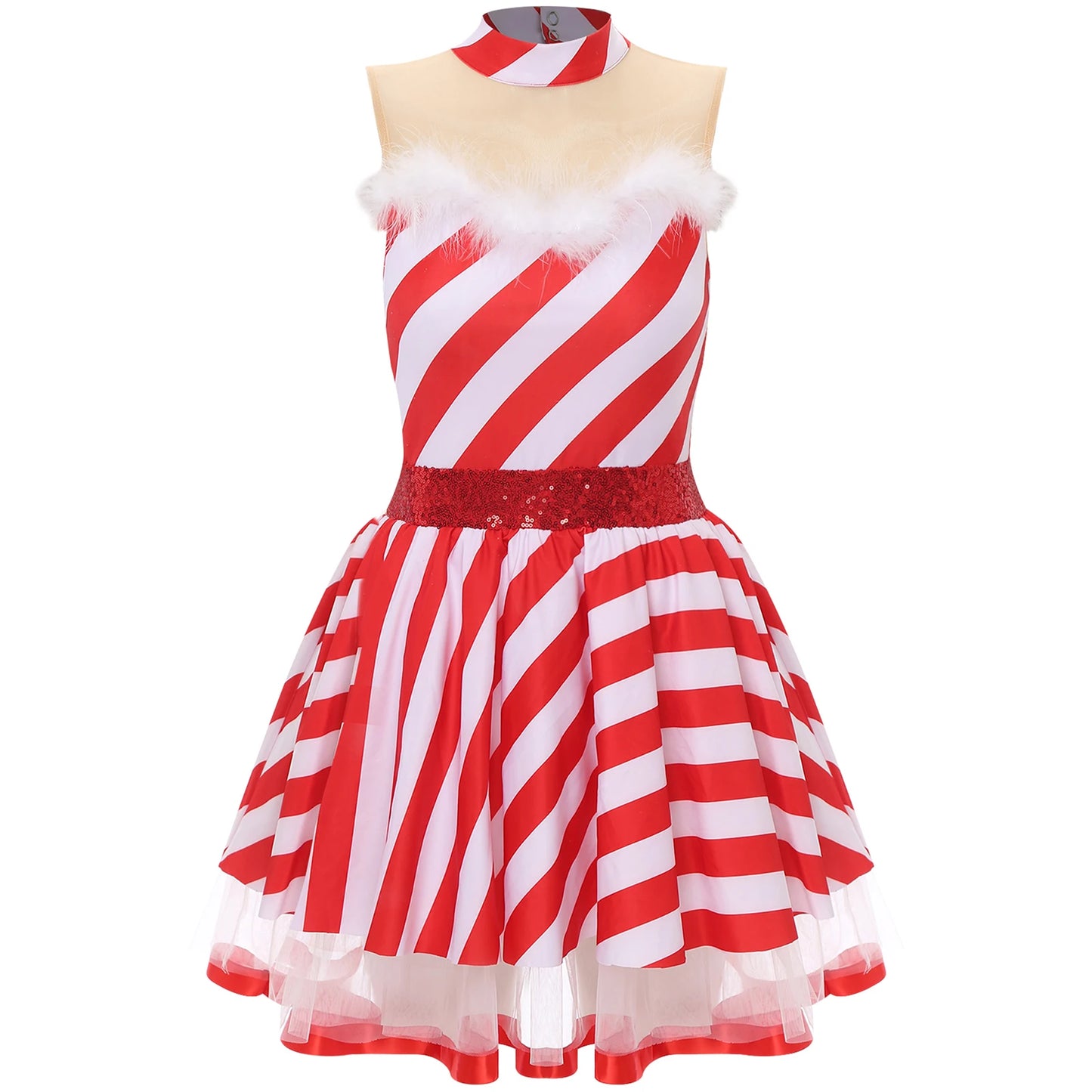Sleeveless Bowknot Dance Dress