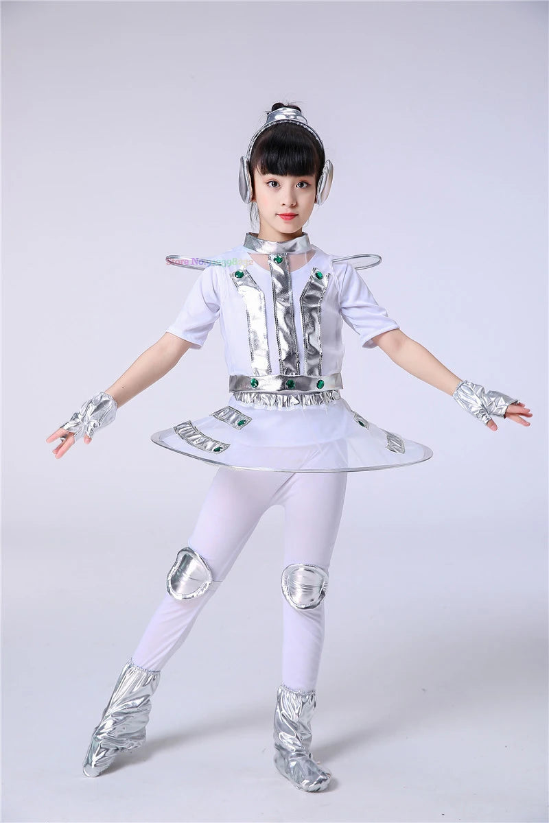 Alien Robot Spacemen Costume (Unisex)