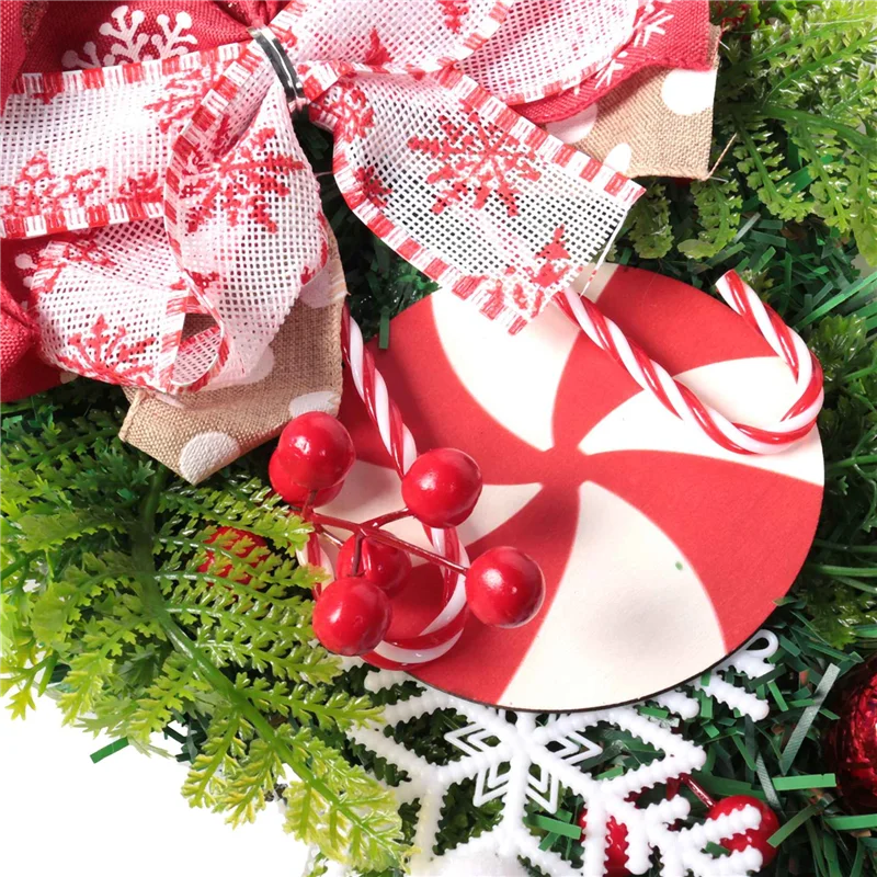 Candy Cane Wreath