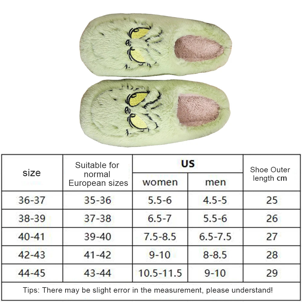 Grinch Plush Slippers