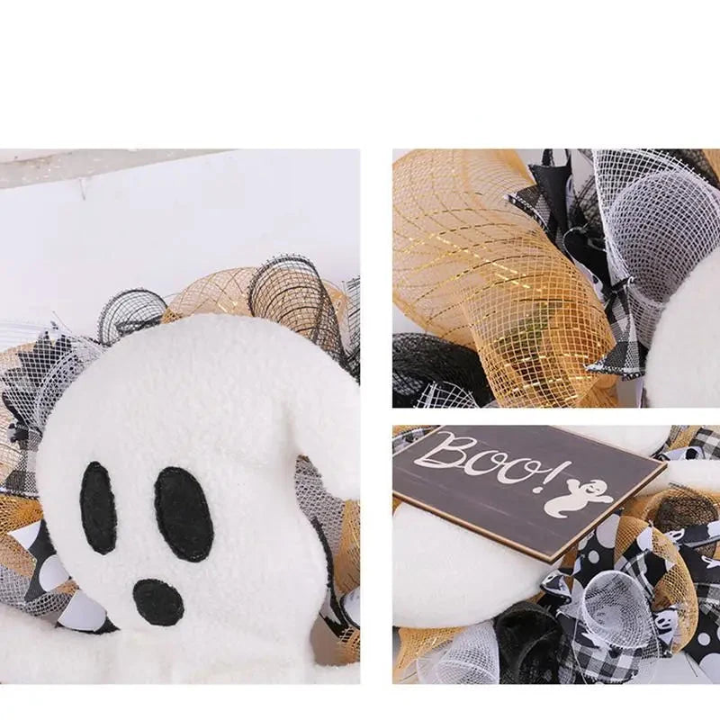 Boo Ghost Wreath