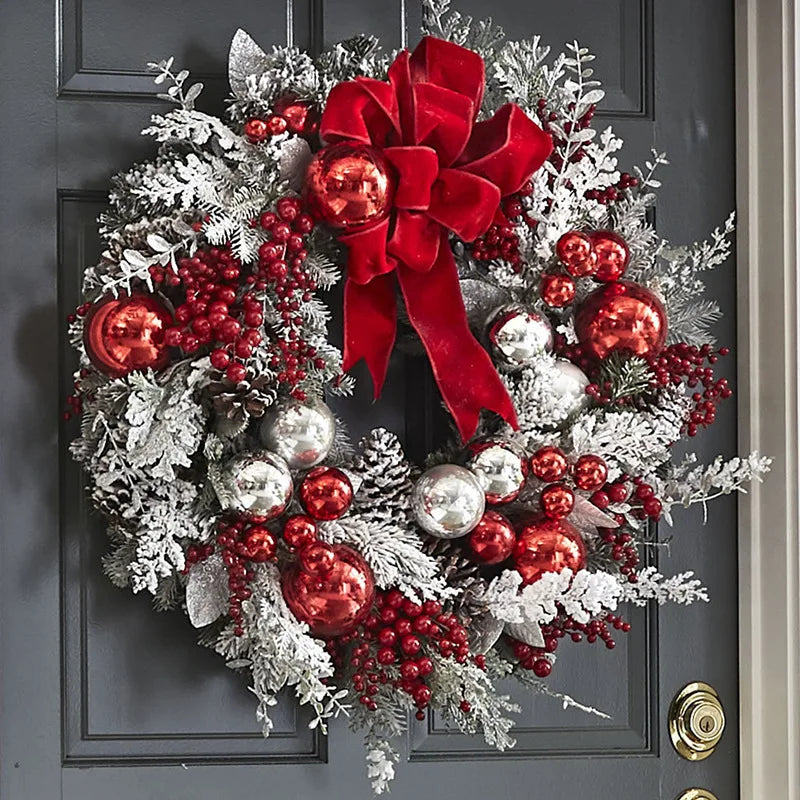 Flocked Wreath, Swag & Garland Collection