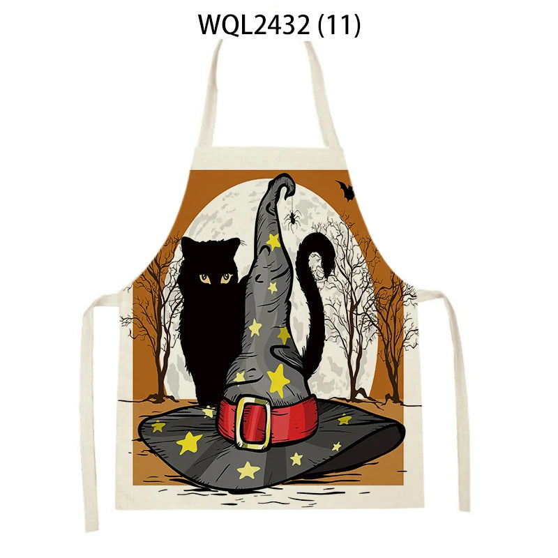 Fun and Spooky Halloween Kitchen Aprons
