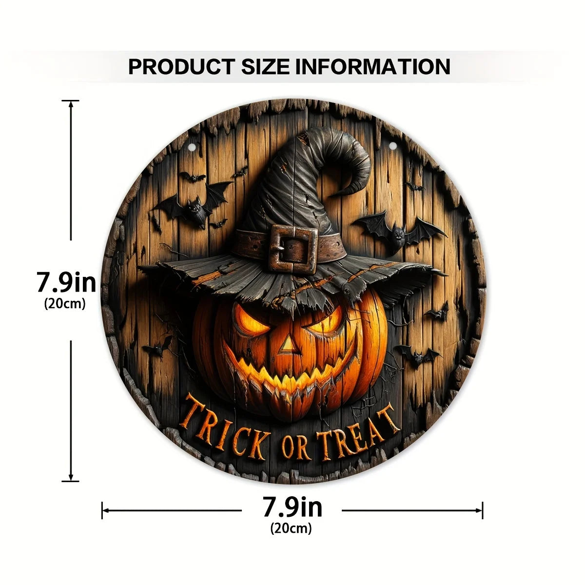 Wooden Halloween Wreath