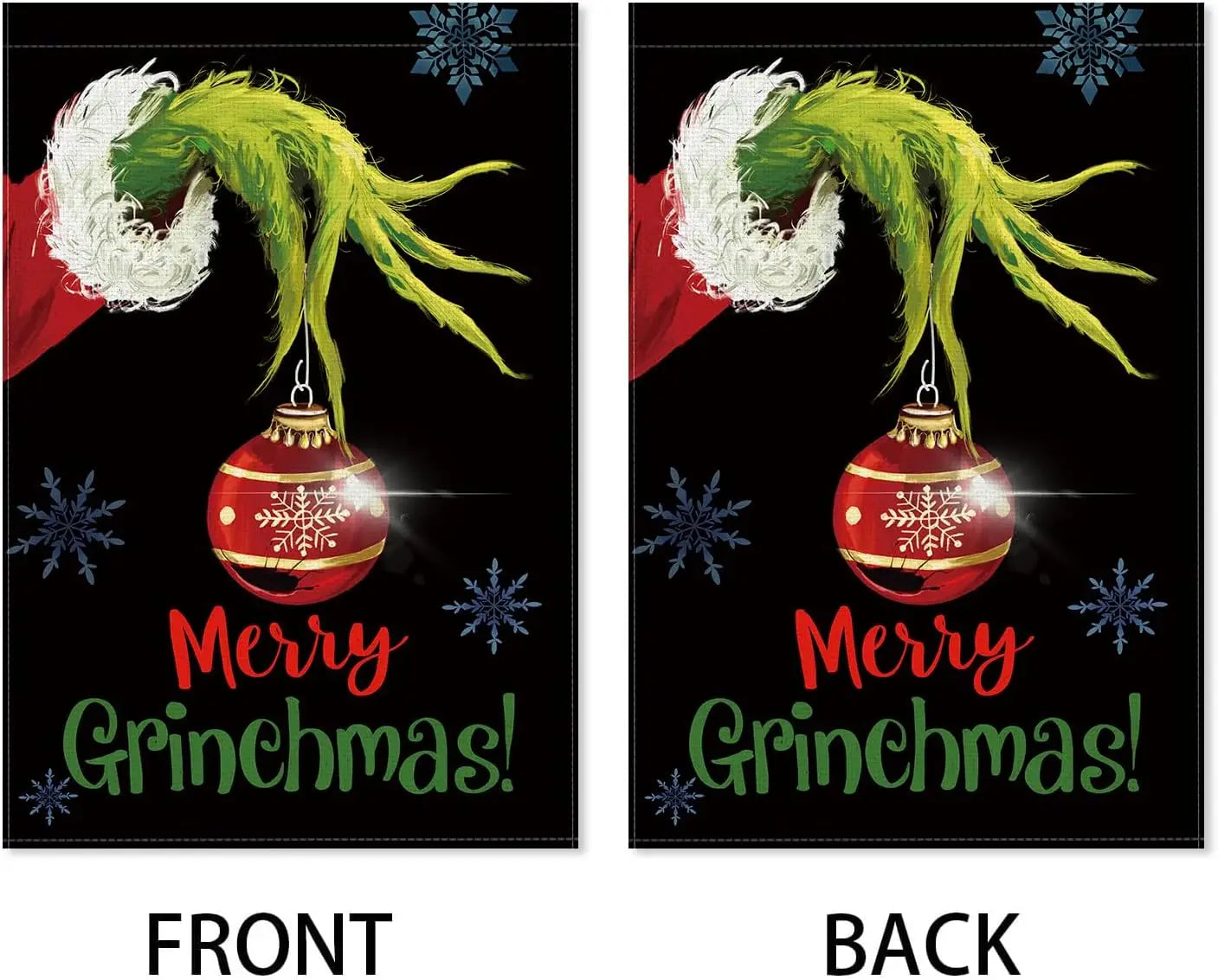 Grinch Christmas Garden Flags