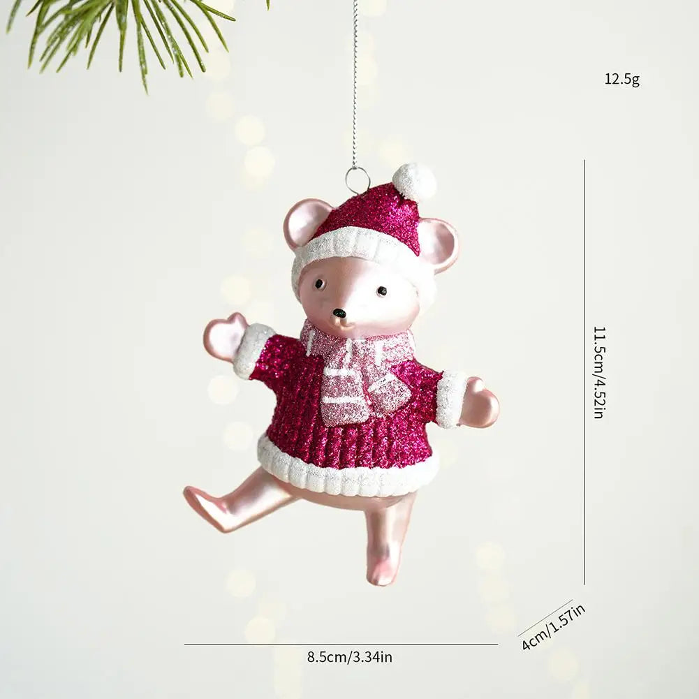 Winter Holiday Ornaments Set