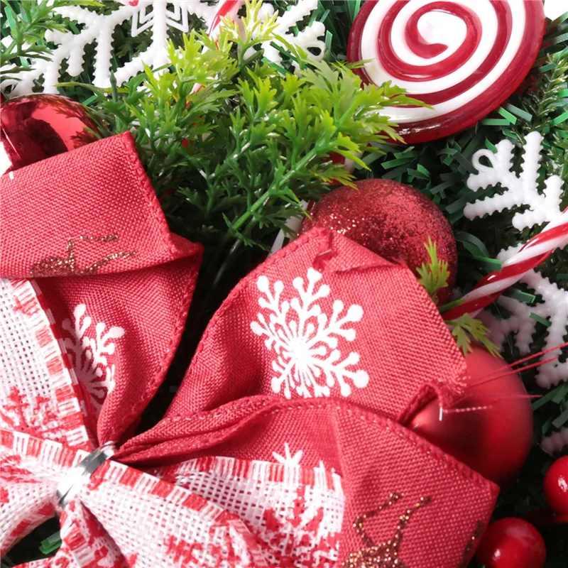 Candy Cane Wreath