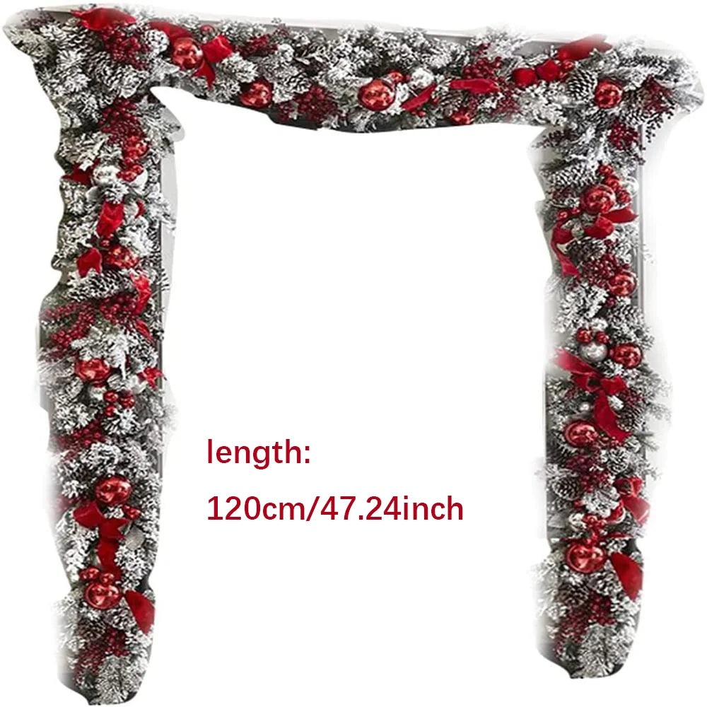 Flocked Wreath, Swag & Garland Collection