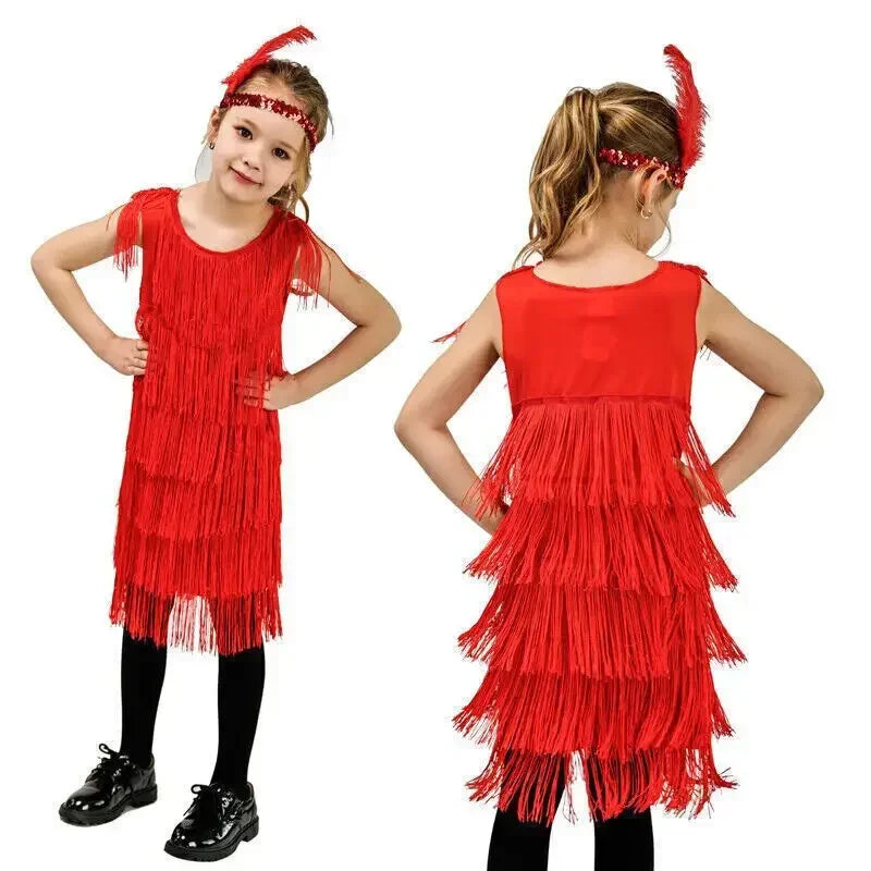 1920s Flapper Fringe Costume