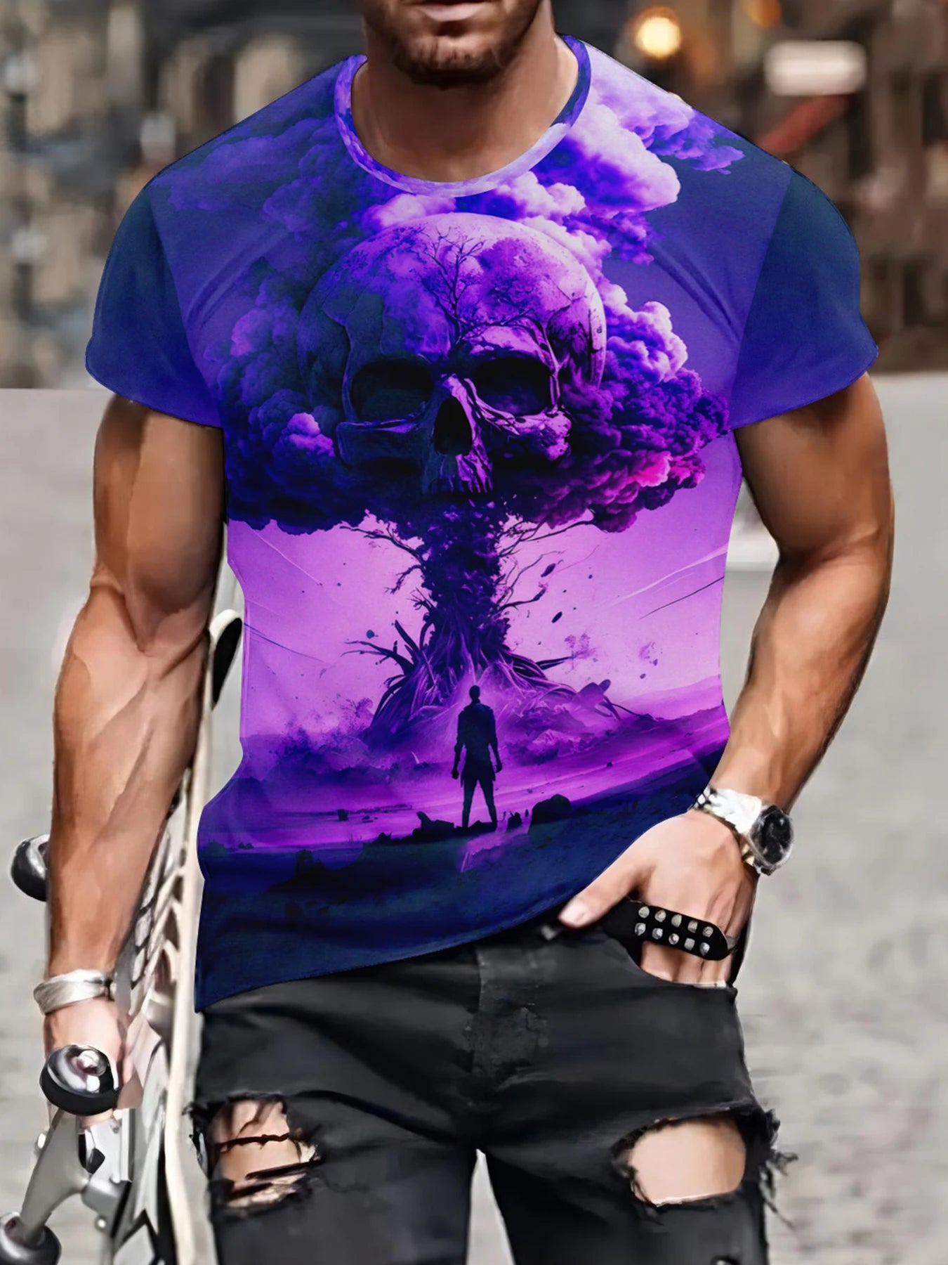 Casual Faith Split Color T-Shirt