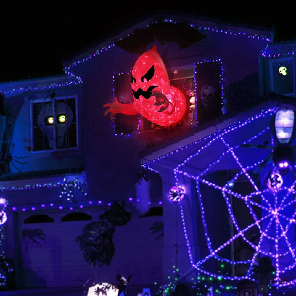 Inflatable Ghost Flying Out Of Window (with or without lights)