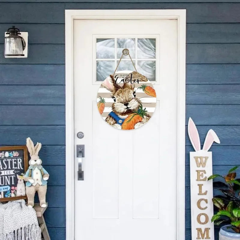 Easter Wooden Welcome Door Decorations