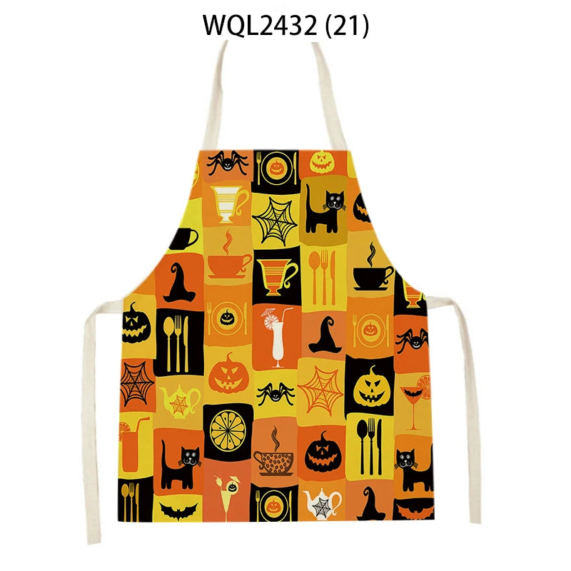 Fun and Spooky Halloween Kitchen Aprons