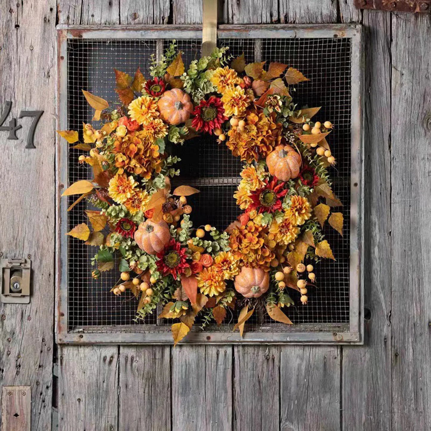 Festive Flower Wreath