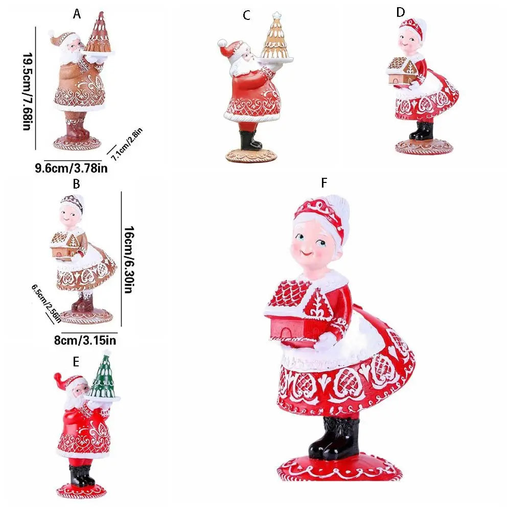 Santa Claus and Mrs. Claus Exquisite Figurine