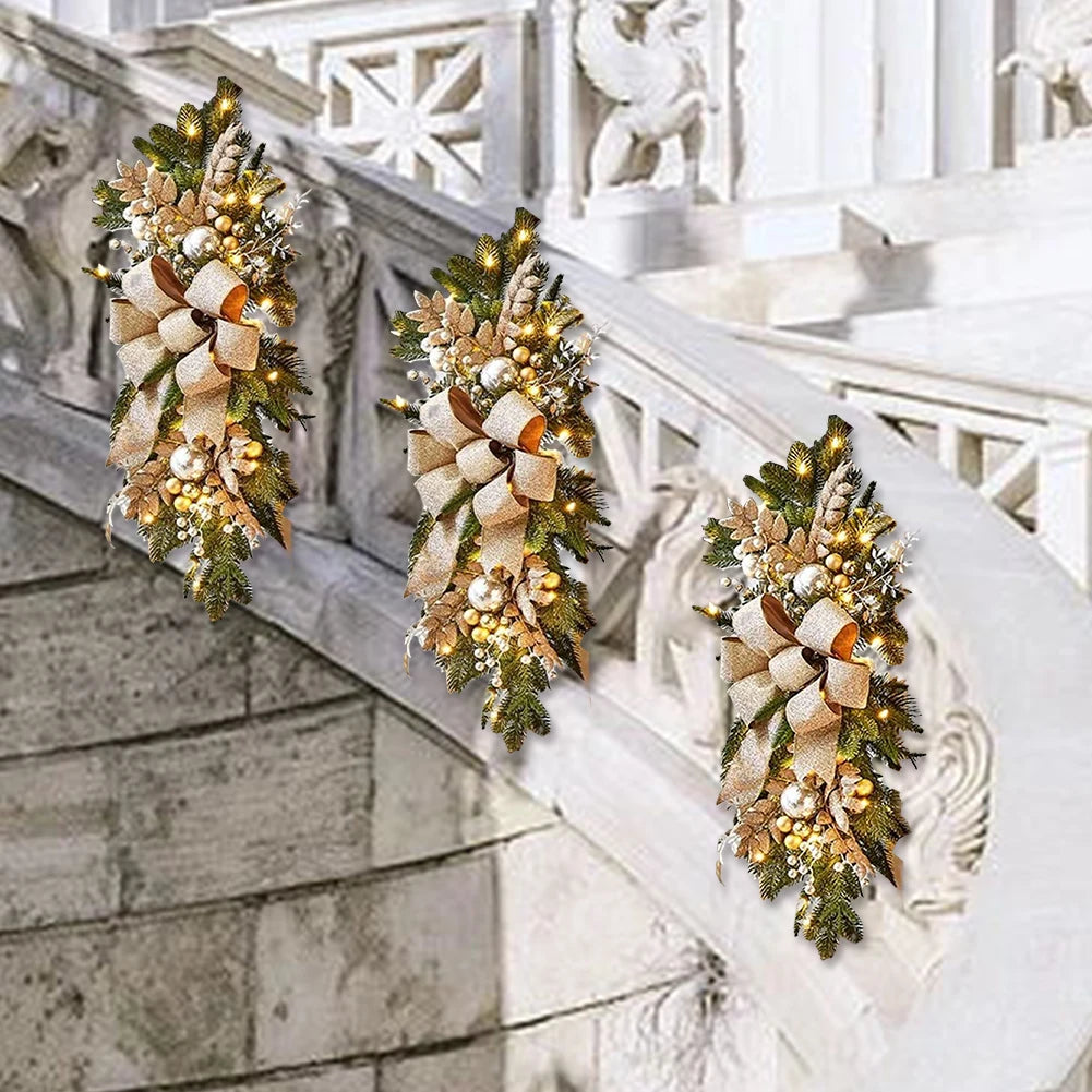 Lighted Christmas Wreaths (With or Without Lights)