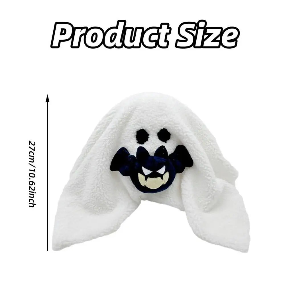 Halloween Gus The Ghost Pillow With Pumpkin