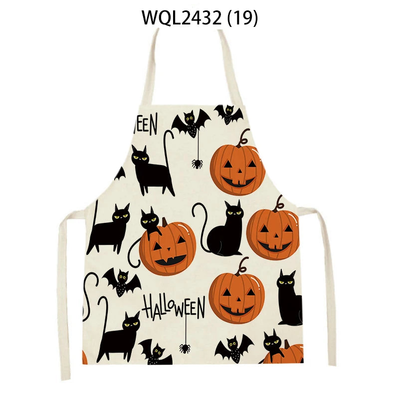 Fun and Spooky Halloween Kitchen Aprons