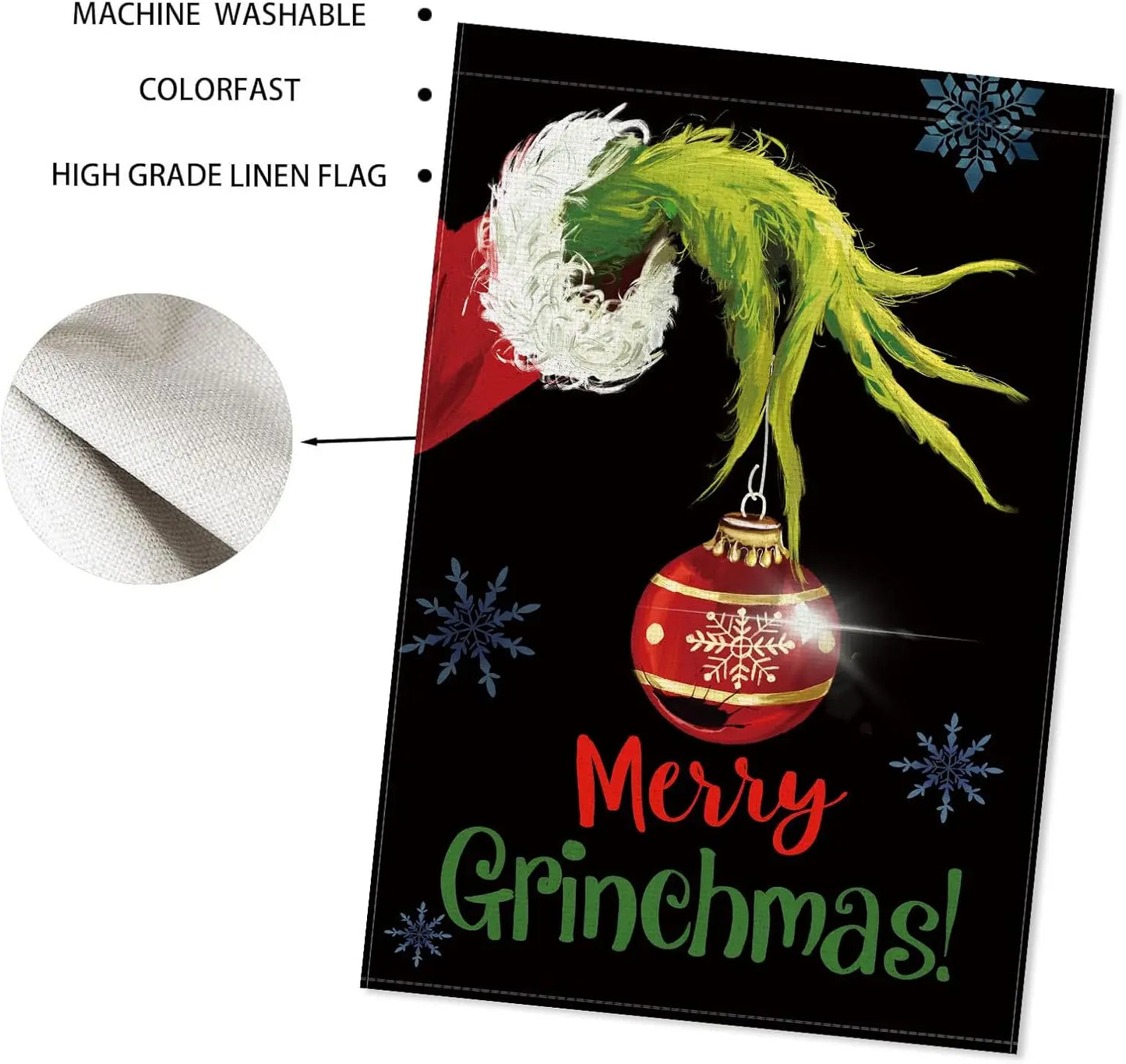 Grinch Christmas Garden Flags