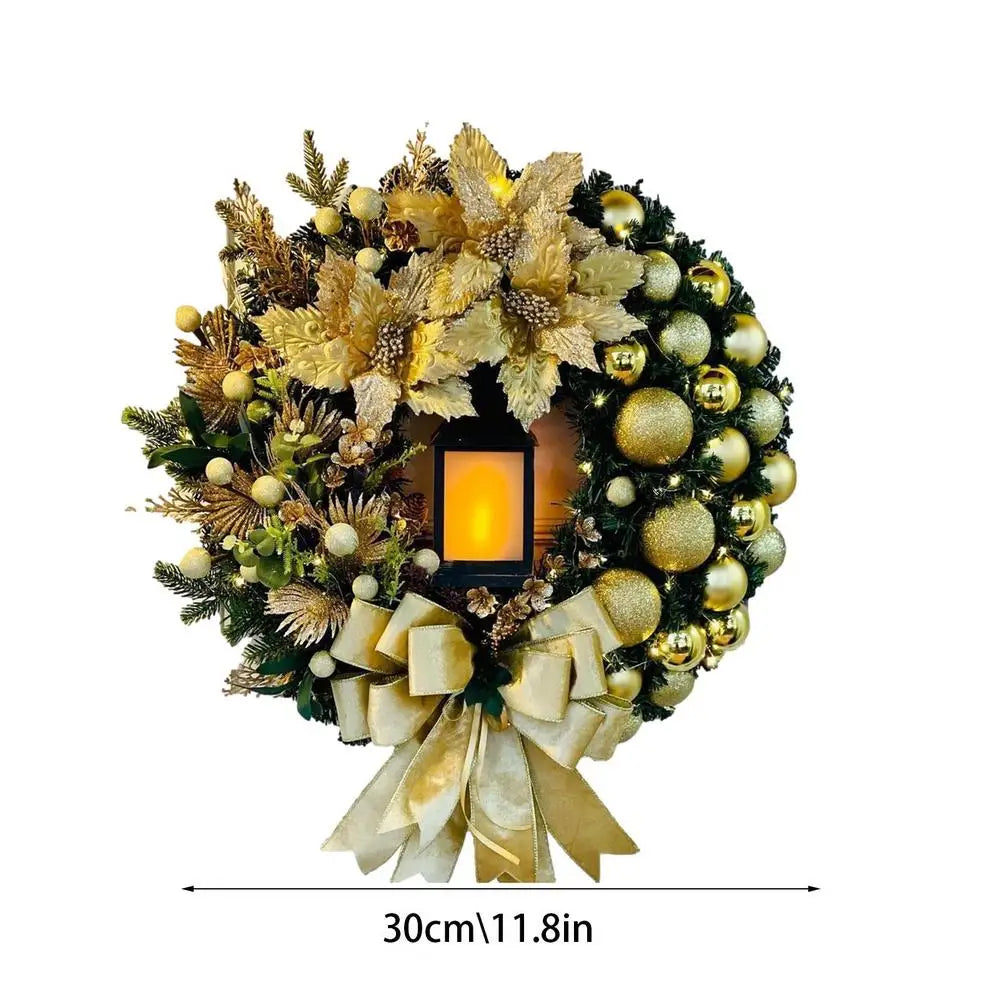Cordless LED Wreath