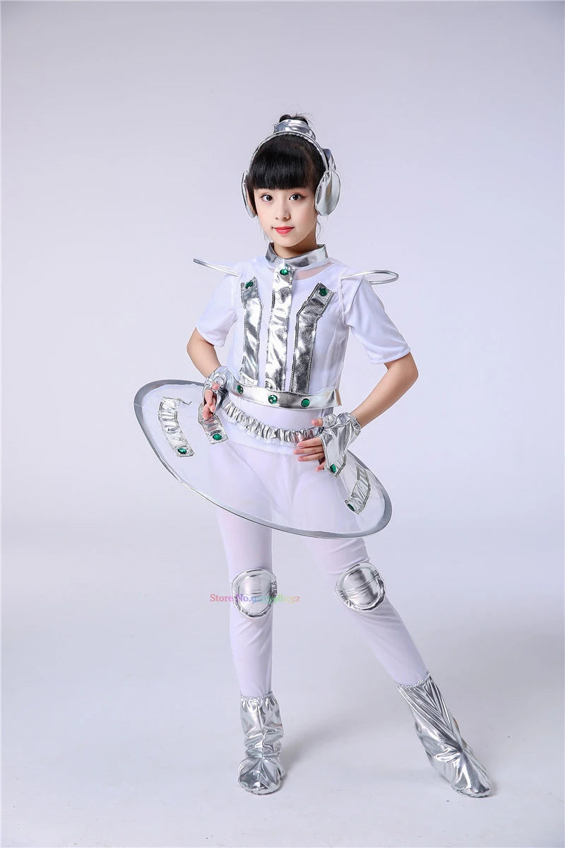 Alien Robot Spacemen Costume (Unisex)
