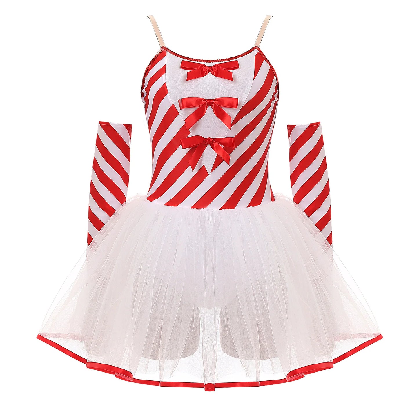 Sleeveless Bowknot Dance Dress