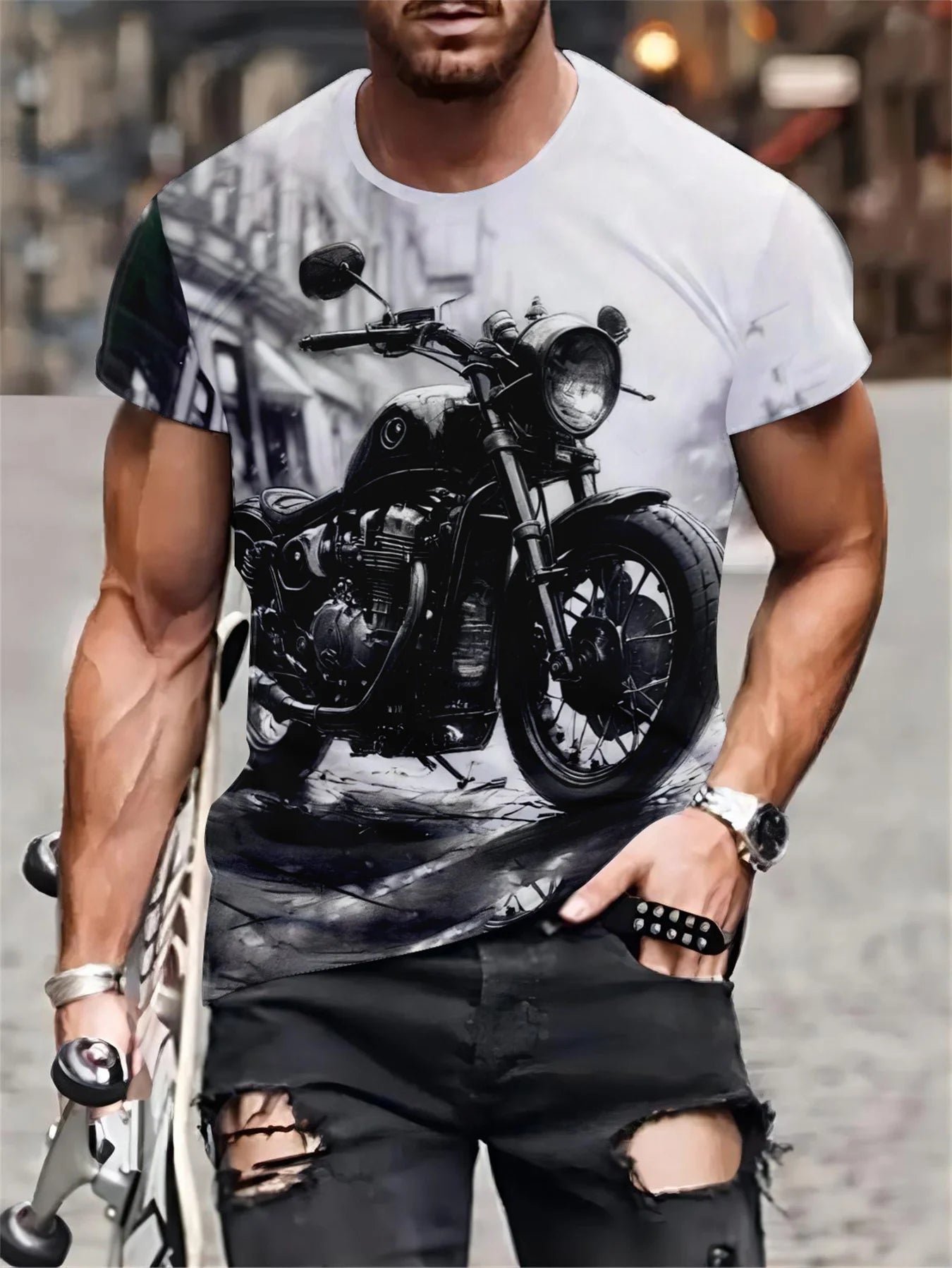 Casual Faith Split Color T-Shirt