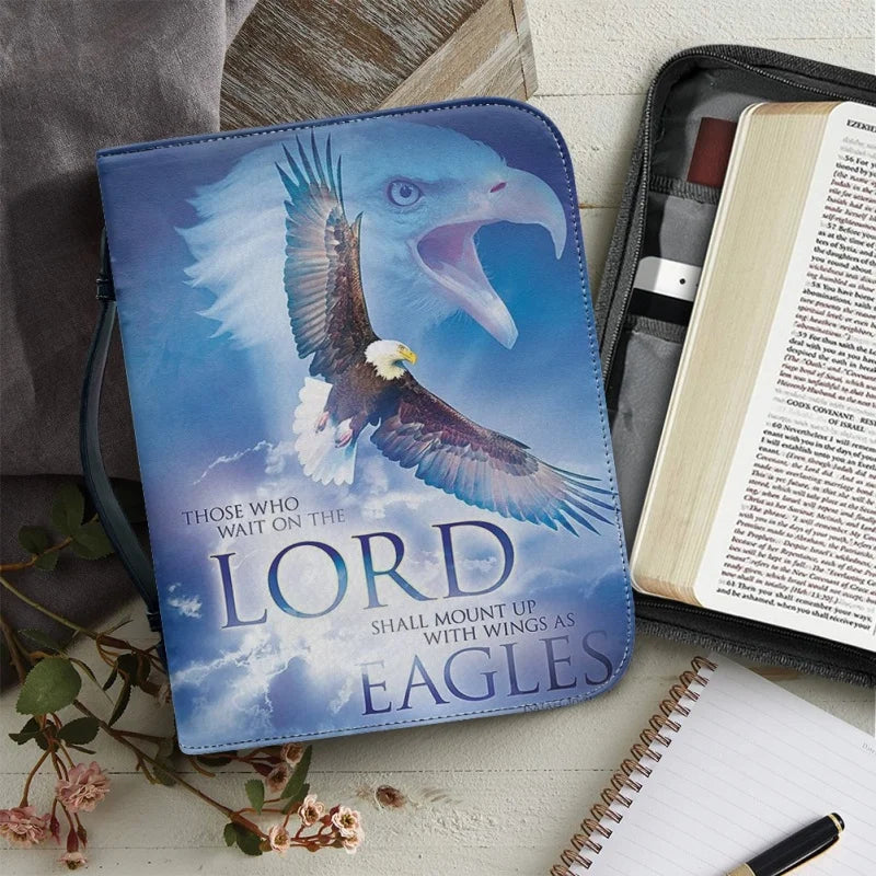 "Those Who Wait On The Lord" Bible Cover Case
