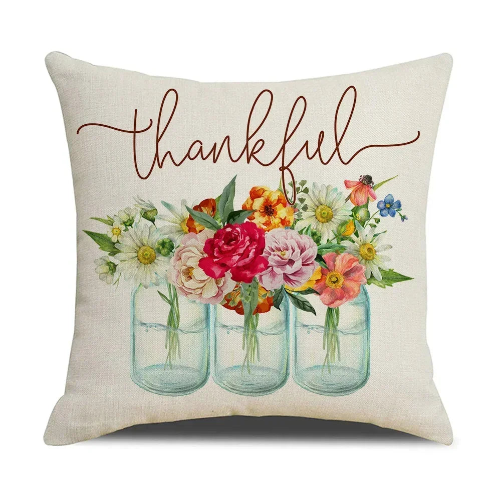 Fall Pumpkin Cushion Covers