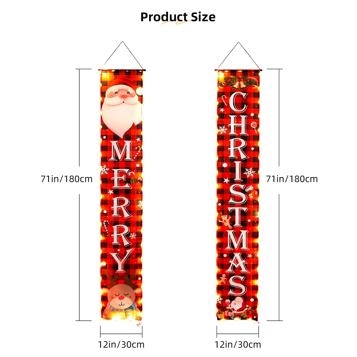 Christmas LED Outdoor Banner